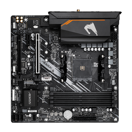 Gigabyte B550M AORUS ELITE AXG13 | Processor family AMD | Processor socket AM4 | DDR4 | Number of SA