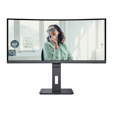 AOC CU34P3CV | 34 " | VA | 21:9 | 100 Hz | 4 ms | 3440 x 1440 pixels | HDMI ports quantity 1