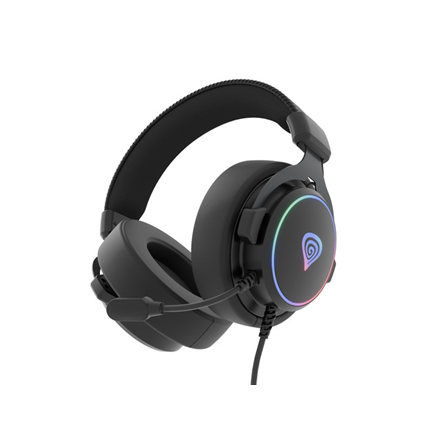 Genesis Gaming Headset | Neon 764 | Wired | Over-ear | Microphone | Black