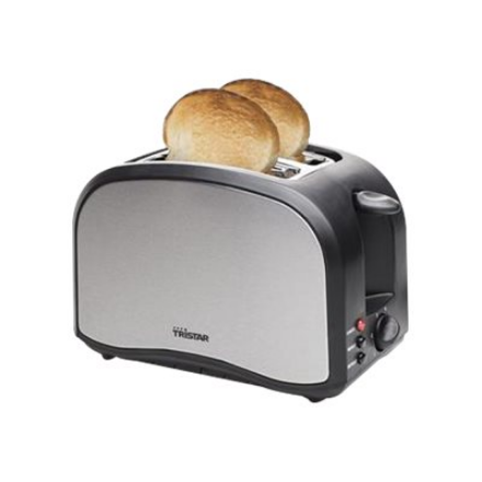 Tristar Toaster | BR-1022 | Power 800 W | Number of slots 2 | Housing material Plastic | Silver