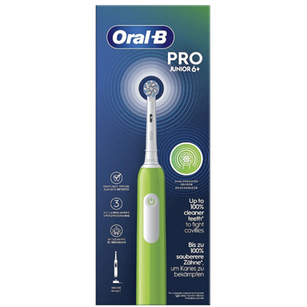 Oral-B Electric Toothbrush | Pro Junior 6+ | Rechargeable | For children | Number of brush heads inc