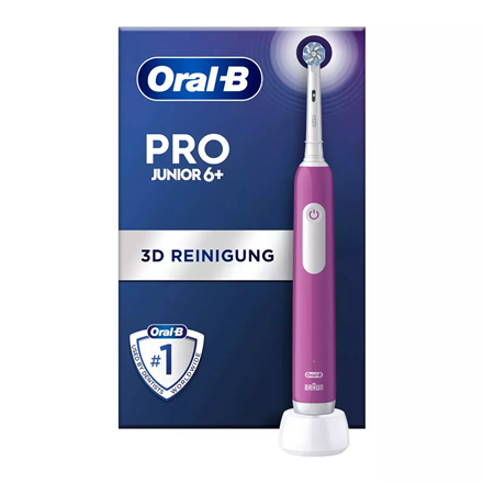 Oral-B Electric Toothbrush | Pro Junior 6+ | Rechargeable | For children | Number of brush heads inc