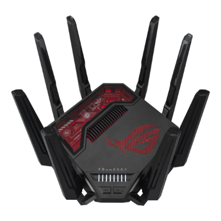 WiFi 7 Tri-band Gaming Router | ROG Rapture GT-BE19000 | 802.11ax | 10/100/1000 Mbit/s | Ethernet LA