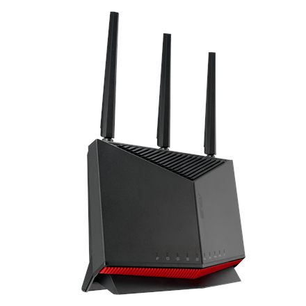 Asus Wireless Wifi 7 Dual Band Gigabit Router | RT-BE86U | 802.11be | 6800 Mbit/s | Ethernet LAN (RJ