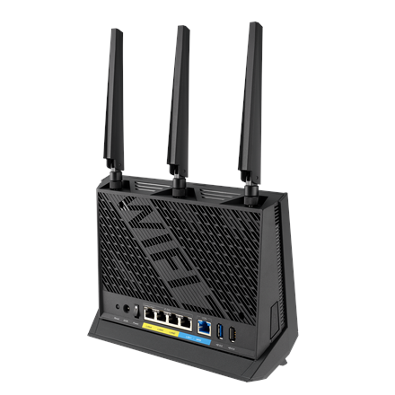 Asus Wireless Wifi 7 Dual Band Gigabit Router | RT-BE86U | 802.11be | 6800 Mbit/s | Ethernet LAN (RJ