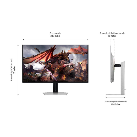 Samsung LS32DG802SUXDU | 32 " | OLED | 4K | 16:9 | 240 Hz | 0.03 ms | 3840 x 2160 pixels | 200 cd/m²