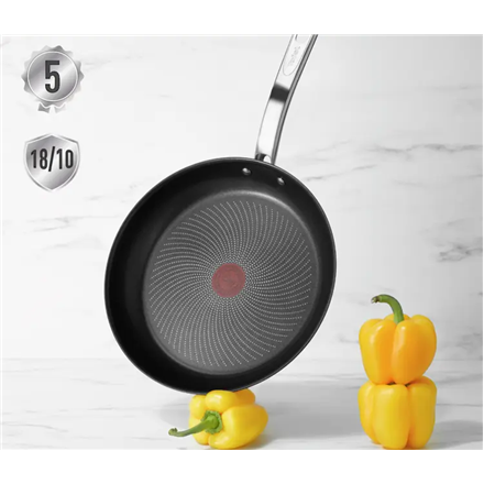TEFAL Frying Pan | B8170444 Intuition | Frying | Diameter 24 cm | Suitable for induction hob | Fixed