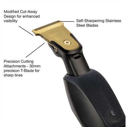 Remington | Trimmer | MB7000 T-Series Ultimate Precision | Cordless | Number of length steps 6 | Bla