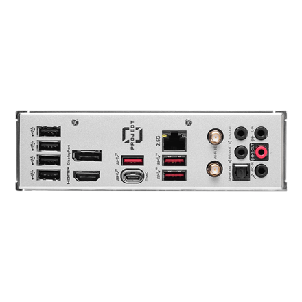 MSI B760M PROJECT ZERO | Processor family Intel | Processor socket LGA1700 | DDR5 | Supported hard d