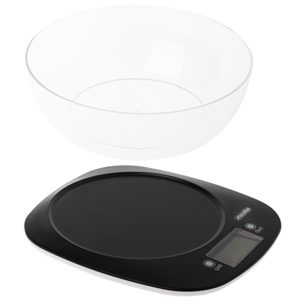 Adler Kitchen Scale with a bowl | MS 3179b | Graduation 1 g | Display type LCD | Black