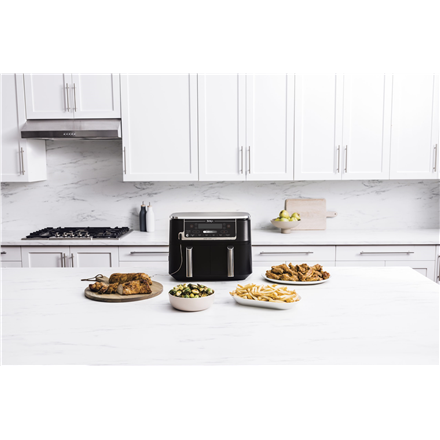 NINJA | Airfryer | AF451EU Foodi MAX Dual Zone | Power 2470 W | Capacity 9.5 L | Black