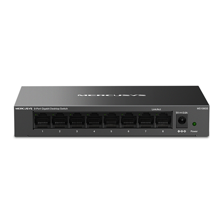 Mercusys 8-Port Gigabit Desktop Switch | MS108GS | Unmanaged | Desktop | Gigabit Ethernet (copper) p