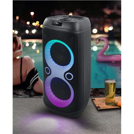 Muse | Portable Party Box Speaker | M-1937 DJ | 600 W | Bluetooth | Black | Portable | Wireless conn