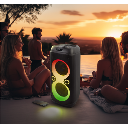 Muse | Portable Party Box Speaker | M-1937 DJ | 600 W | Bluetooth | Black | Portable | Wireless conn