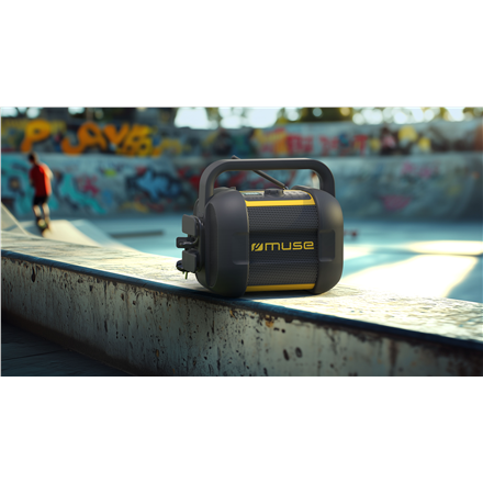 Muse | Jobsite Bluetooth Radio | M-968 BTY | 40 W | Bluetooth | NFC features