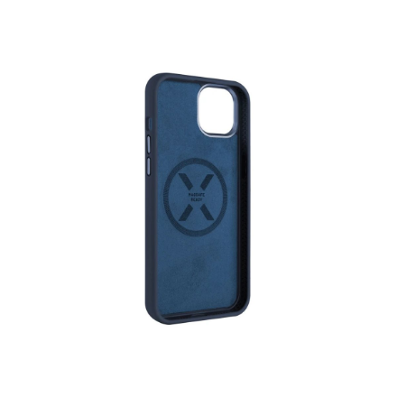Fixed MagFlow | Back cover | Apple | iPhone 16 | Liquid silicon | Blue