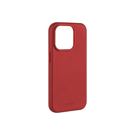 Fixed MagLeather | Back cover | Apple | iPhone 16 Pro | Leather | Red