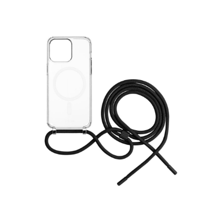 Fixed | MagPure Neck | Back Cover with Lanyard | Apple | iPhone 16 Plus | TPU | Clear