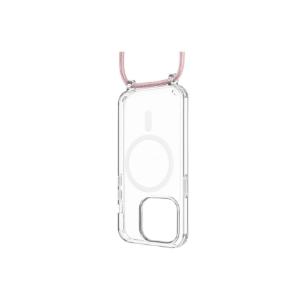 Fixed | MagPure Neck | Back Cover with Lanyard | Apple | iPhone 16 Pro Max | TPU | Clear