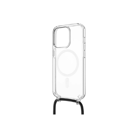 Fixed | MagPure Neck | Back Cover with Lanyard | Apple | iPhone 16 | TPU | Clear