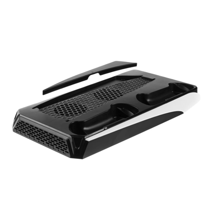 Fixed Multifunctional Station for PlayStation 5 with Cooling and Charging for two DualSense Controll