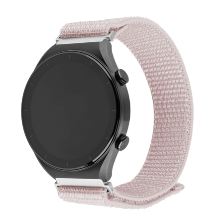 Fixed | Sporty Strap with Quick Release 20mm for Smartwatch | 160-210 mm | Rose Gold | Nylon