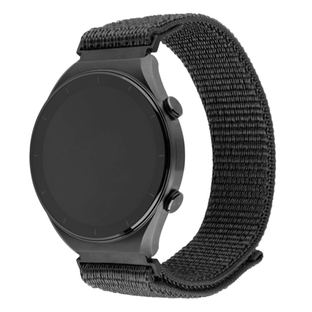 Fixed | Sporty Strap with Quick Release 22mm for Smartwatch | 160-210 mm | Dark gray | Nylon