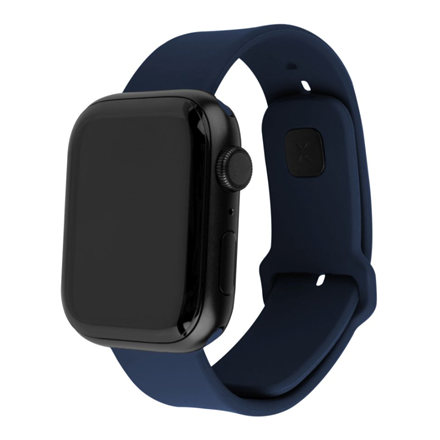 Fixed | Sporty Strap Set for Apple Watch Ultra 49mm | 180-250 mm | Blue | Silicone