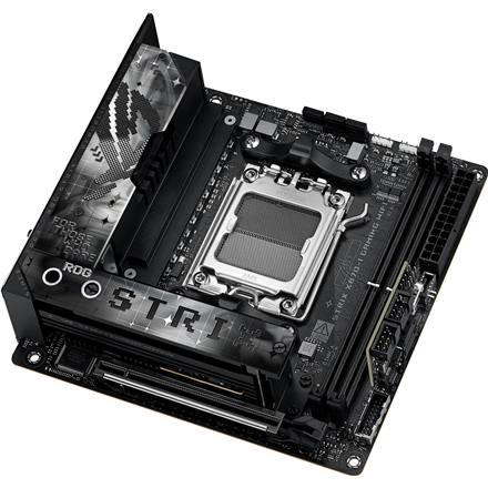 Asus | ROG STRIX X870-I GAMING WIFI | Processor family AMD | Processor socket AM5 | DDR5 DIMM | Supp