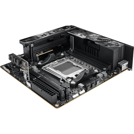 Asus | ROG STRIX X870-I GAMING WIFI | Processor family AMD | Processor socket AM5 | DDR5 DIMM | Supp