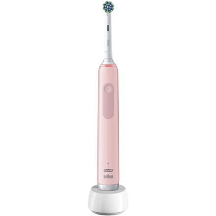 Oral-B Electric Toothbrush | Pro3 Pink X-Clean | Rechargeable | For adults | Number of brush heads i