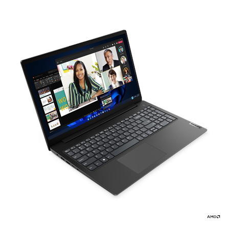 Lenovo Essential V15 G4 AMN | Black | 15.6 " | IPS | FHD | 1920 x 1080 pixels | Anti-glare | AMD Ryz