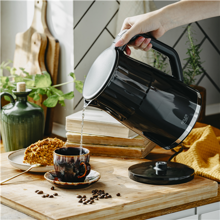 Adler Kettle with LED display | AD 1350 | Electric | 2200 W | 1.7 L | Stainless Steel | 360° rotati
