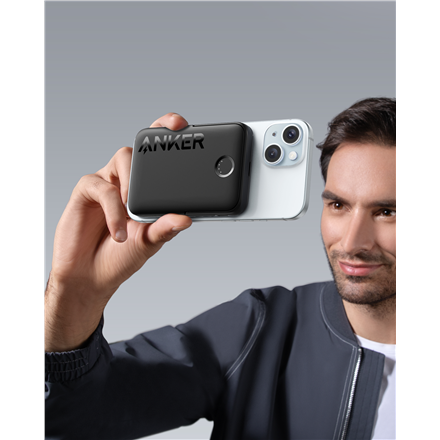 Anker 322 MagGo Power Bank with Holder | A1618G11 | 5000 mAh | Black