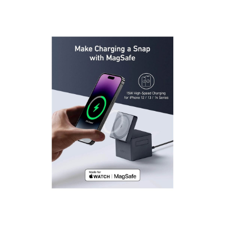 Anker Magnetic Wireless 15W 3-in-1 Cube with MagSafe