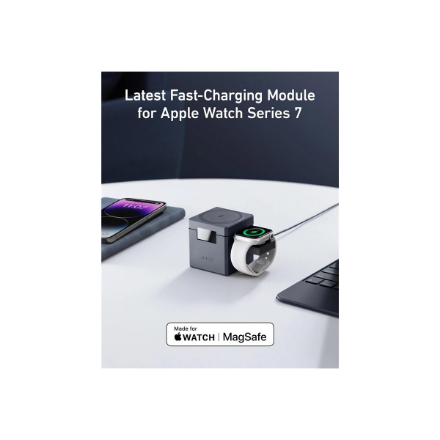 Anker Magnetic Wireless 15W 3-in-1 Cube with MagSafe