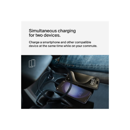 Belkin | BOOST CHARGE 42w-30w USB-C PD PPS + 12w USB-A Car Charger