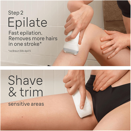 Braun | Epilator | Silk-épil SE7-081 | Operating time (max) 40 min | Number of power levels 1 | Wet 
