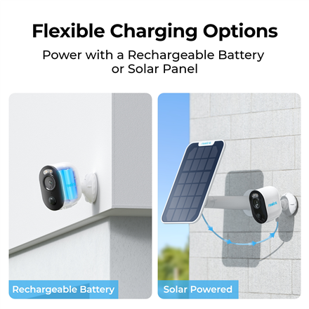Reolink | Wireless Solar & Battery Powered Security Camera with Smart Detection | Argus Series B310 