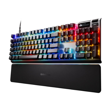 SteelSeries | Gaming Keyboard | Apex Pro Gen 3 | Wired | US Layout | Black | USB-C | OmniPoint 3.0 A