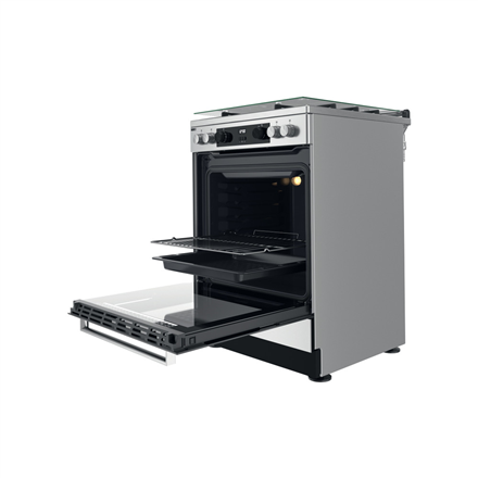 Whirlpool Cooker | WS68G8CHX/E/1 | Hob type Gas | Oven type  Electric | Stainless Steel | Width 60 c