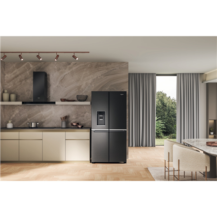 Whirlpool Refrigerator | WQ9I FO2BX EF | Energy efficiency class E | Free standing | Side by side | 