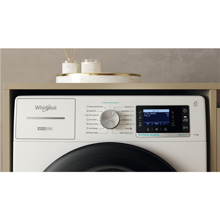 Whirlpool Washing machine | W8 09AD SILENCE EE | Energy efficiency class A | Front loading | Washing