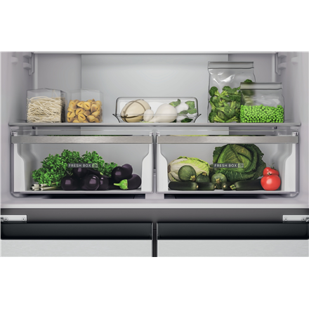 Whirlpool Refrigerator | WQ9 E2L EF | Energy efficiency class E | Free standing | Side by side | Hei