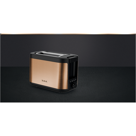 TEFAL Toaster | TT430G10 Coppertinto | Number of slots 2 | Housing material  Stainless steel | Gold