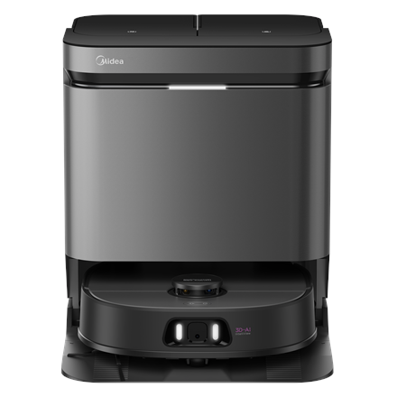 Midea Robot Vacuum Cleaner | V15 | Wet&Dry | 5200 mAh | Dust capacity 3 L | 16200 Pa | Black