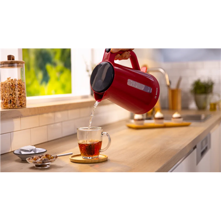 Bosch Kettle | TWK1M124 | Electric | 2400 W | 1.7 L | Plastic | 360° rotational base | Red