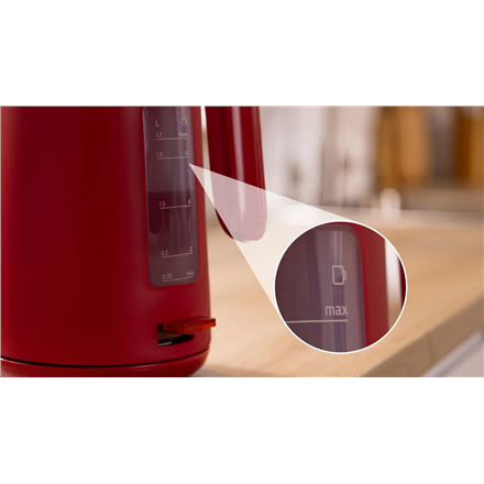 Bosch Kettle | TWK2M164 MyMoment | Electric | 2400 W | 1.7 L | Plastic | 360° rotational base | Red