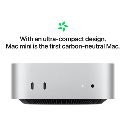 Apple Mac | Mini | Desktop | Apple M4 | Internal memory 16 GB | Solid-state drive capacity 256 GB | 