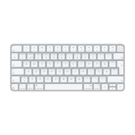 Apple Magic Keyboard with Touch ID | Compact Keyboard | Wireless | Swedish | White